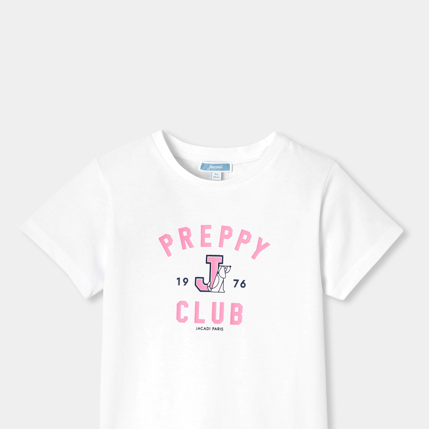 Girl short-sleeved T-shirt - blanc jacadi