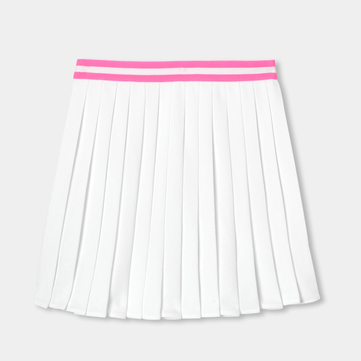 Girl piqué knit pleated skirt - blanc jacadi