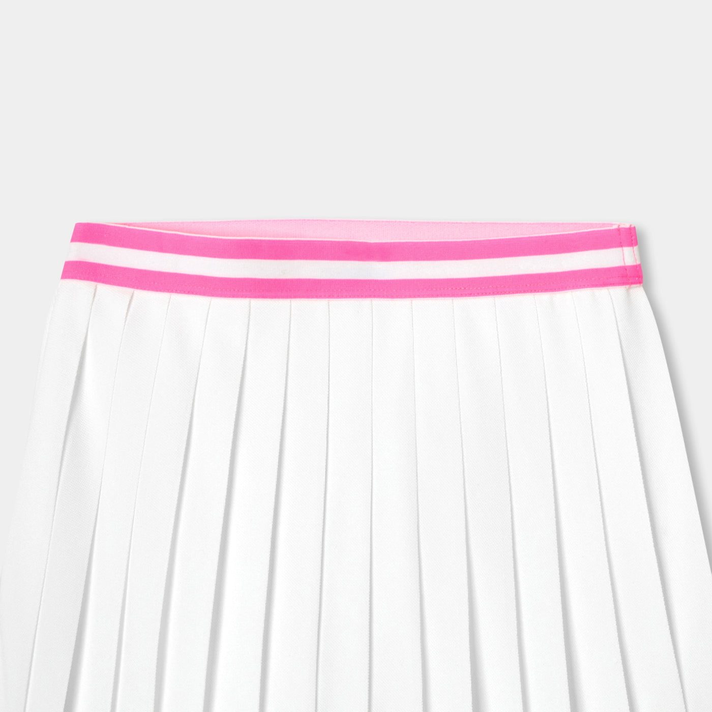 Girl piqué knit pleated skirt - blanc jacadi