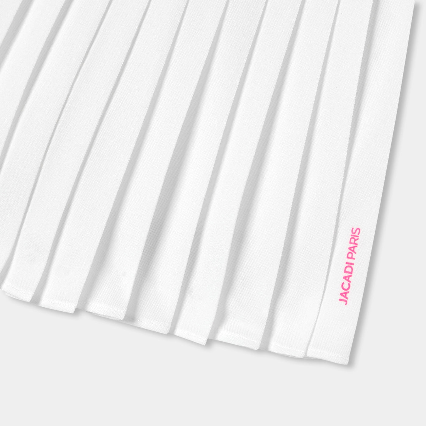 Girl piqué knit pleated skirt - blanc jacadi