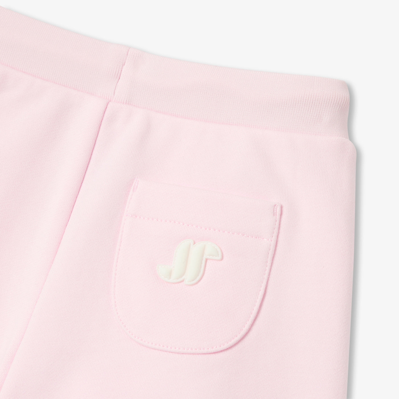 Girl fleece shorts - rose poudre jacadi