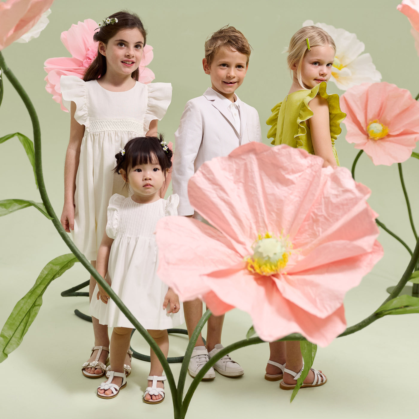 Child ceremony jacket - blanc/beige