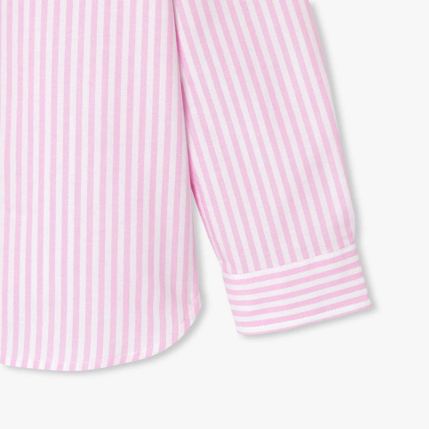 Child striped Oxford shirt - blanc/rose