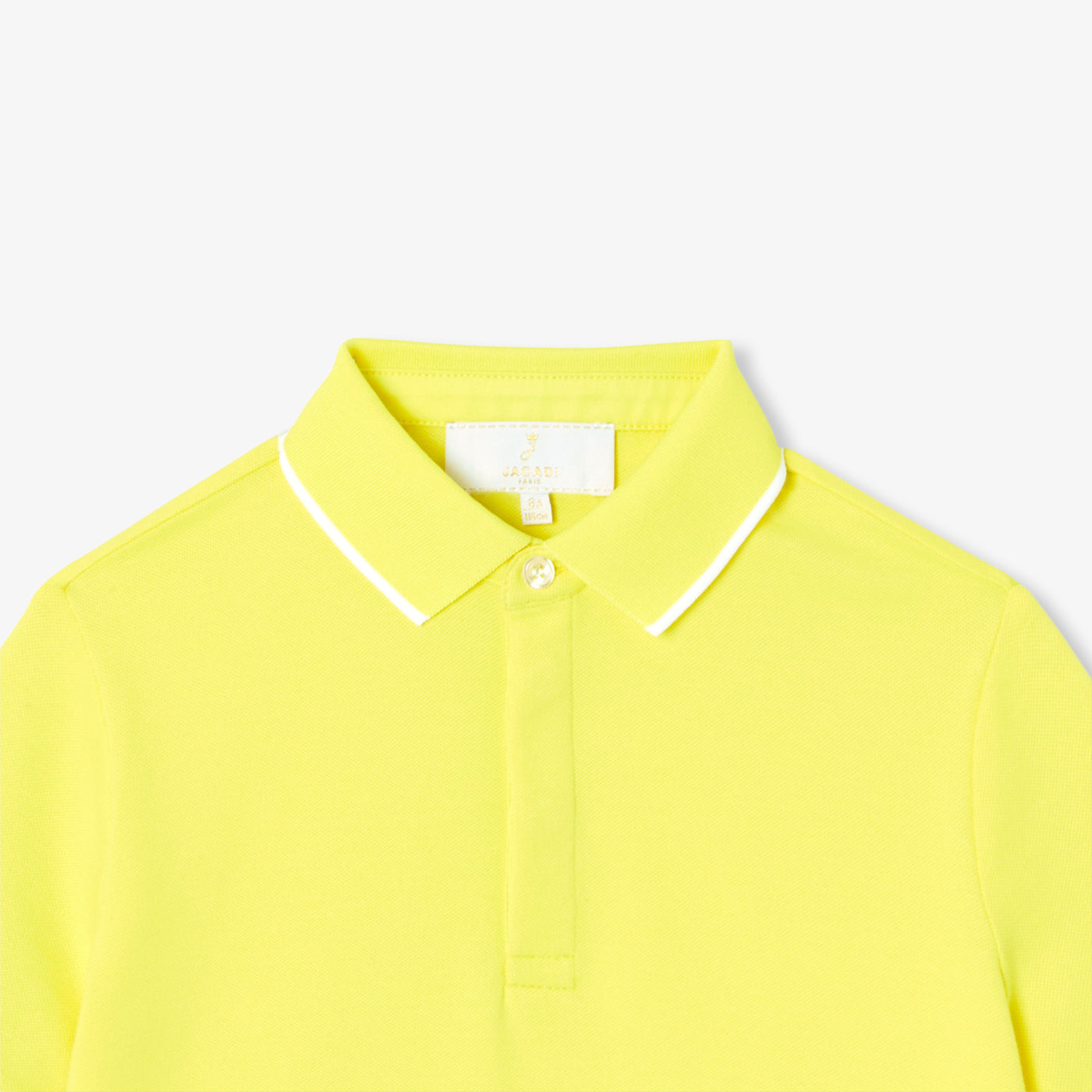 Boy ceremony polo shirt - jaune soleil