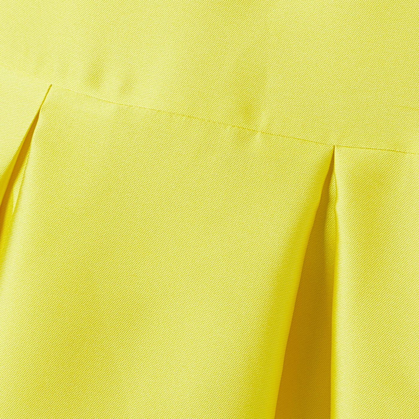 Girl ceremony dress in Mikado satin - jaune soleil