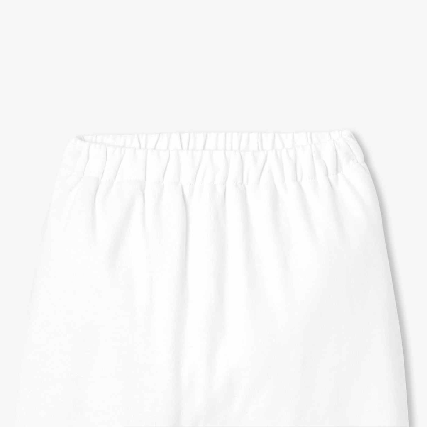 Baby girl set in quilted cotton jersey - blanc/rose