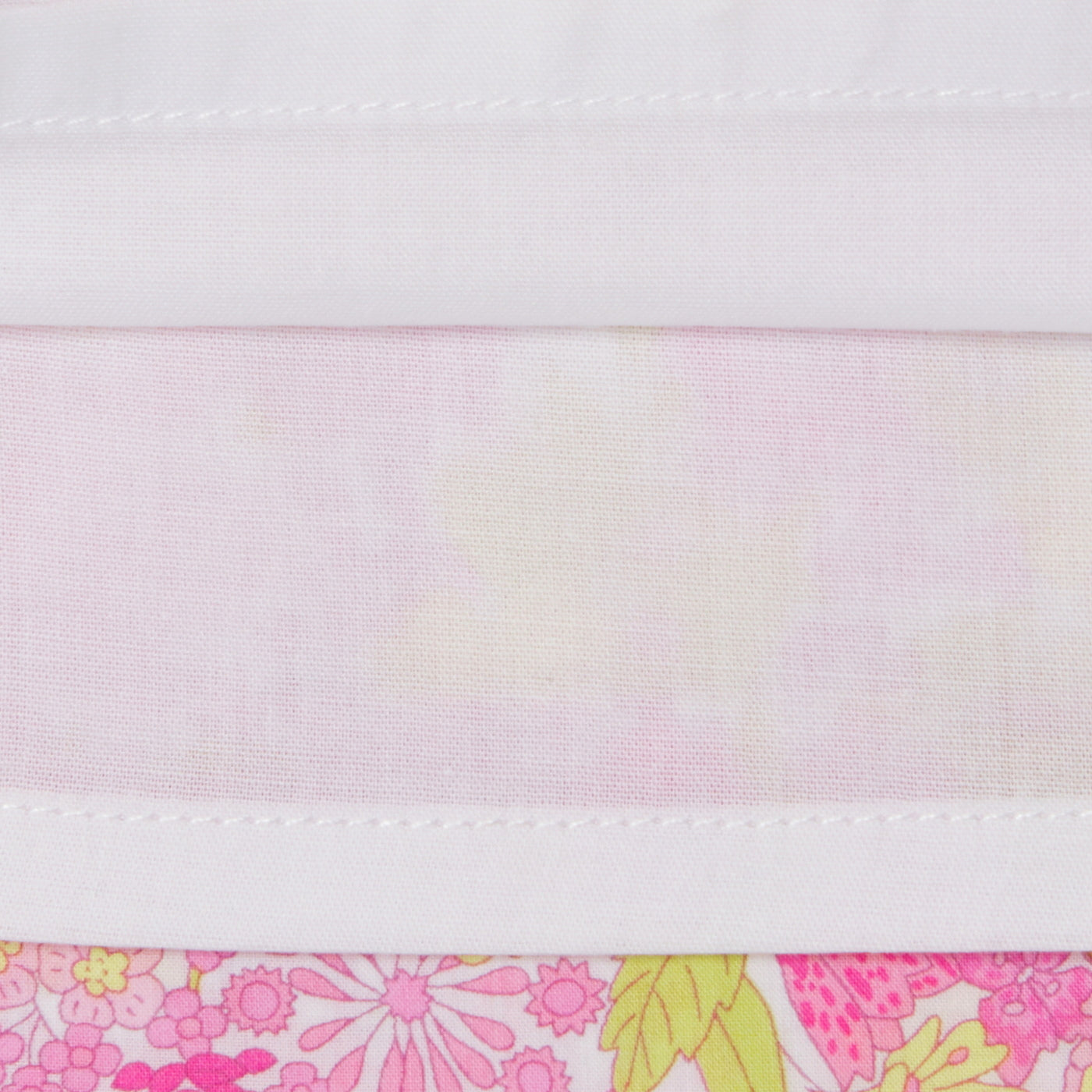 Baby girl dress in Liberty fabric - blanc/multico