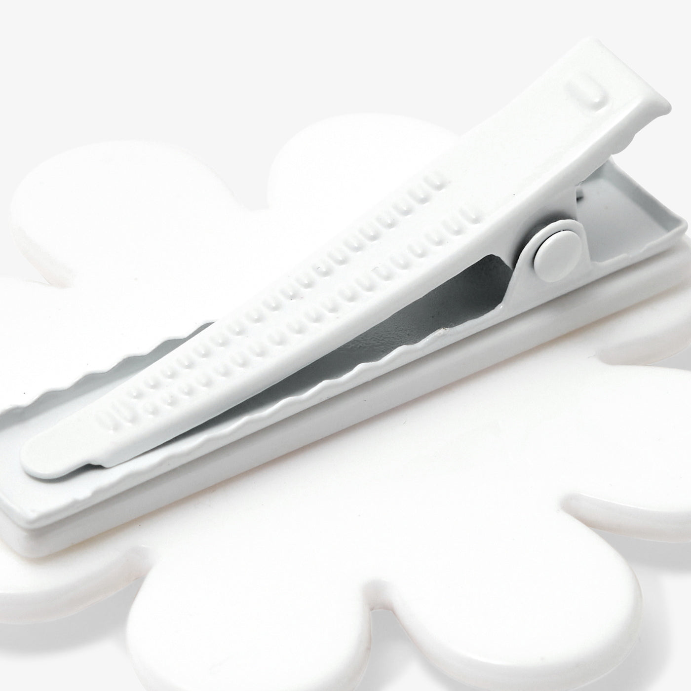 Girl flower hair clip - blanc/multico