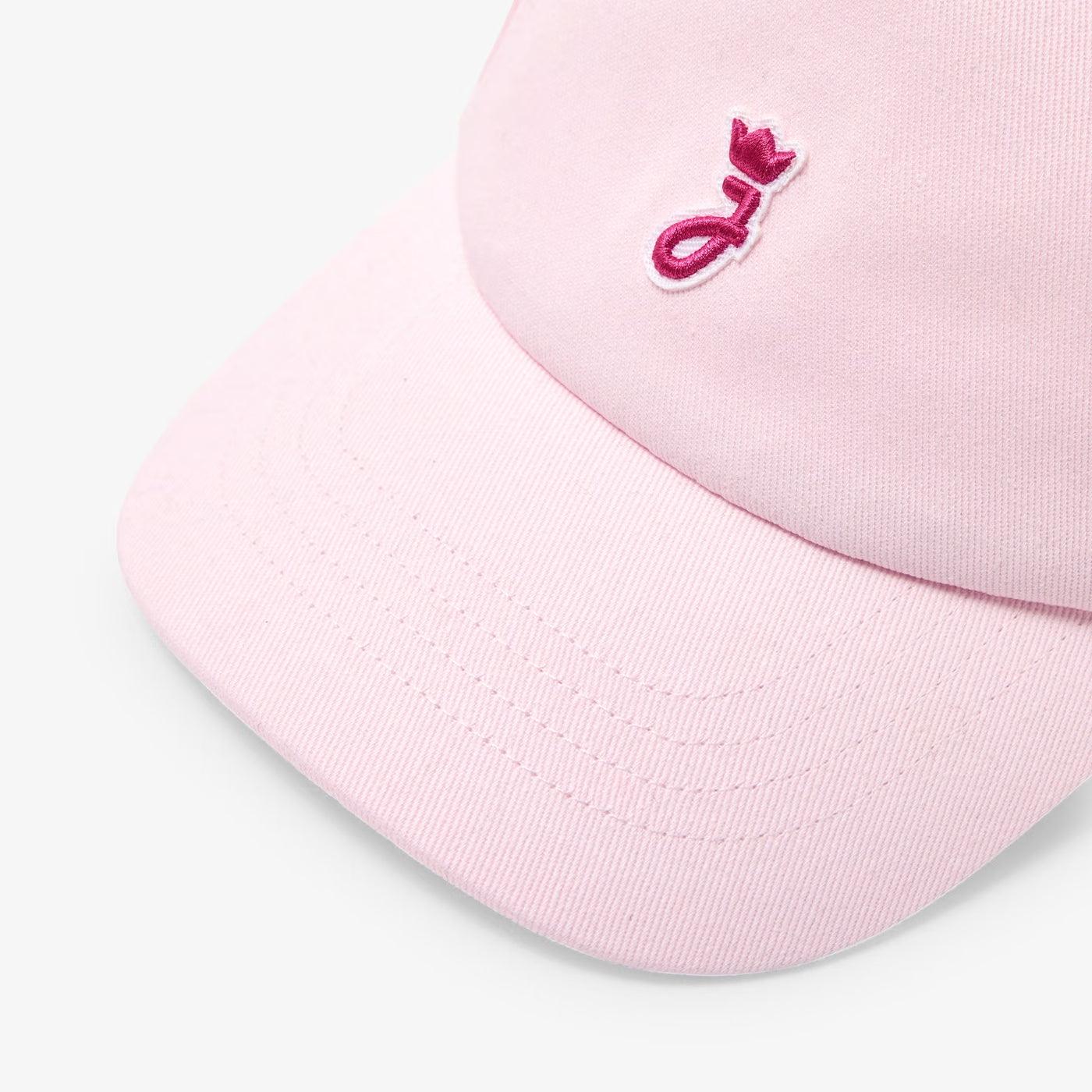 Baby girl cotton twill cap - rose poudre jacadi