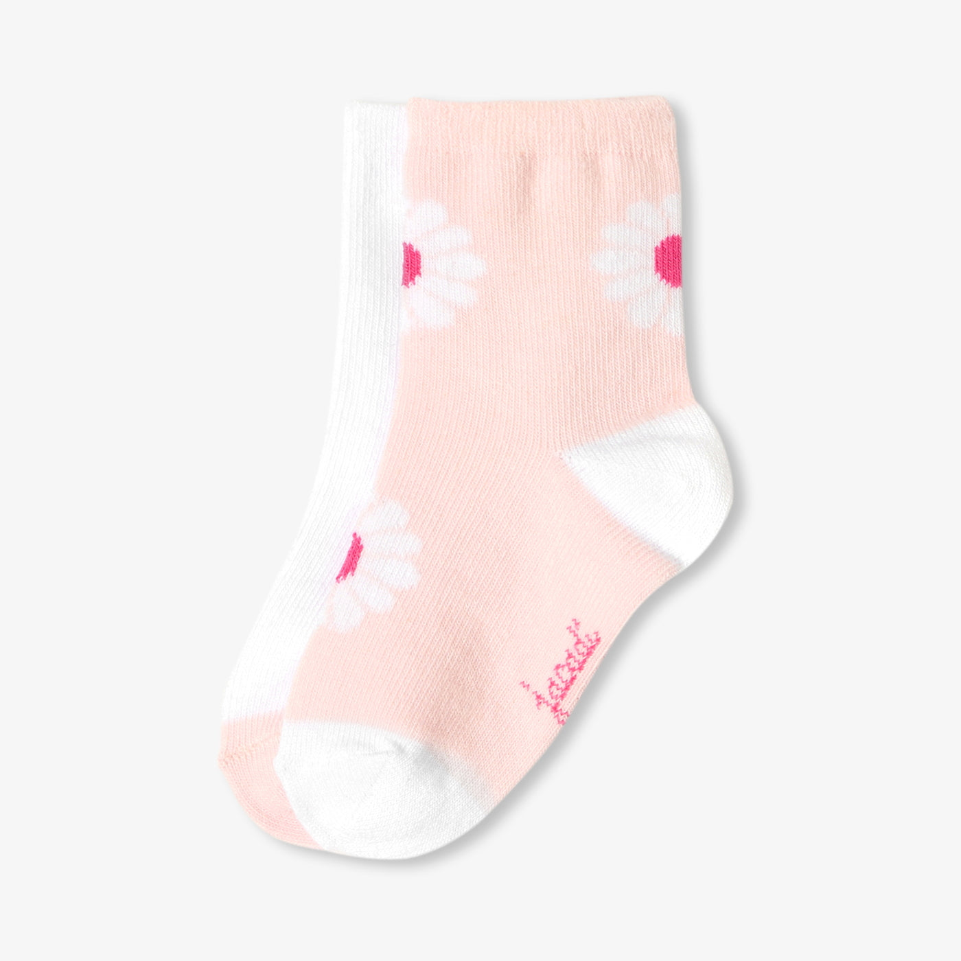Baby girl 2 pairs set of socks - multico