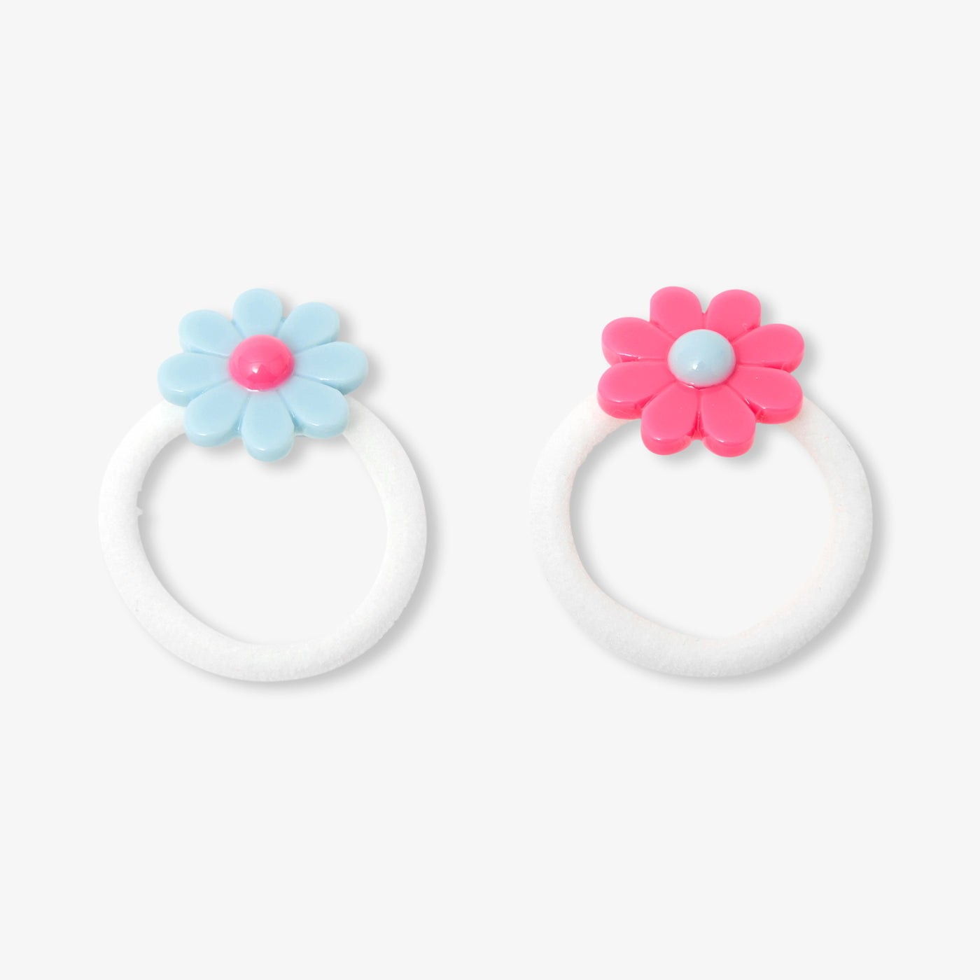 Baby girl set of two elastic bands - multico
