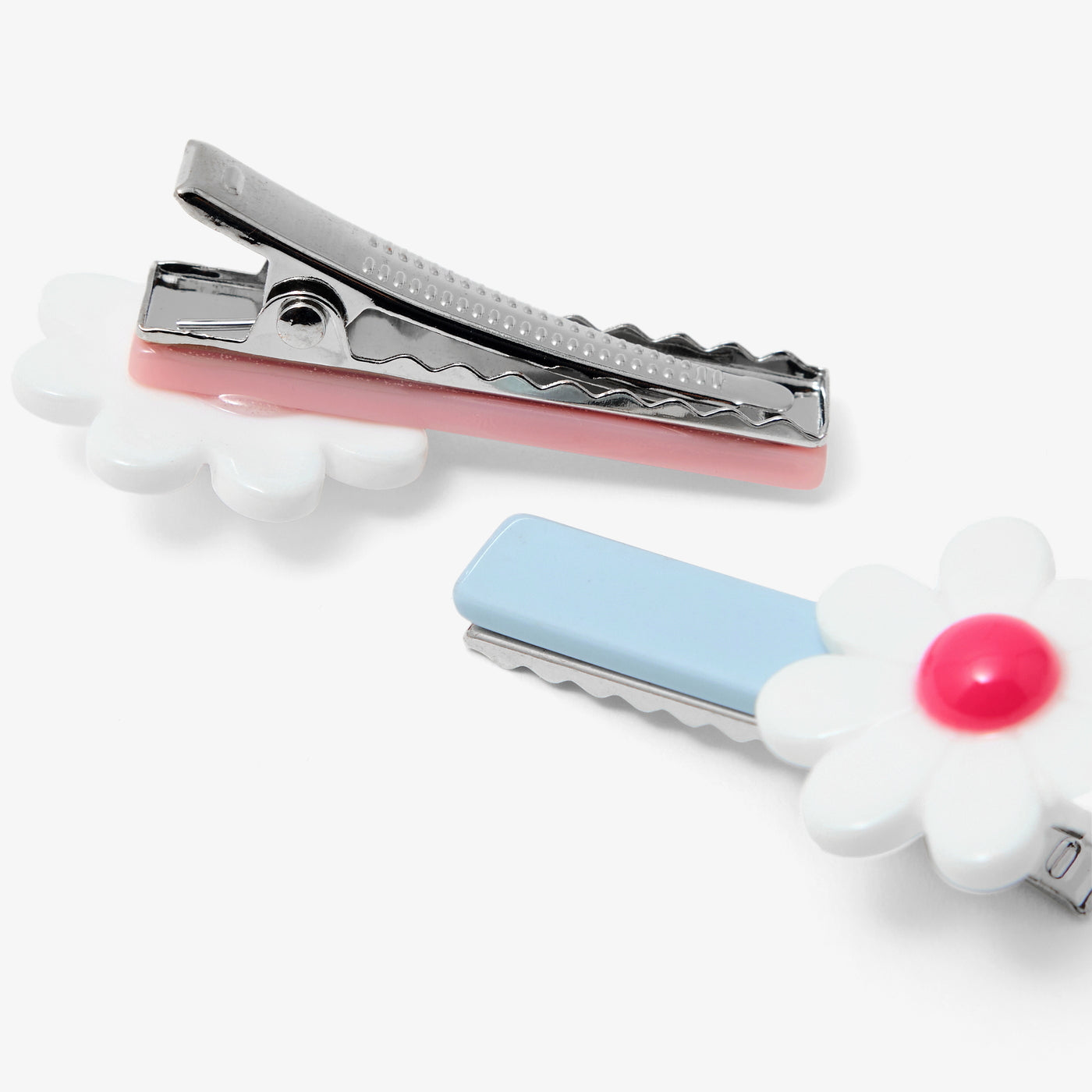 Baby girl crocodile hair clip set - multico
