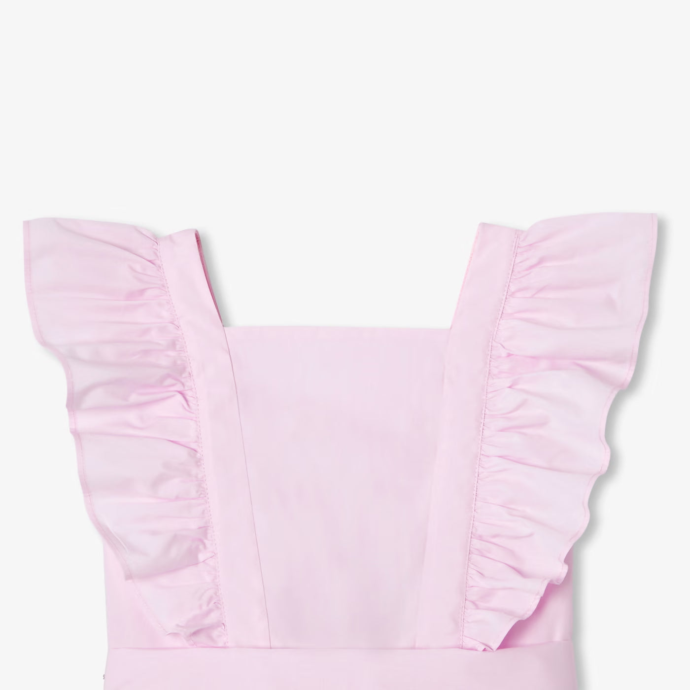 Girl poplin halter dress - rose jacadi