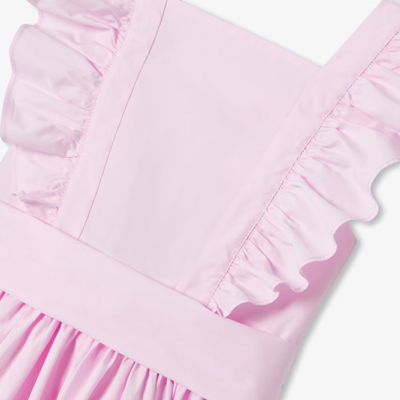 Girl poplin halter dress - rose jacadi