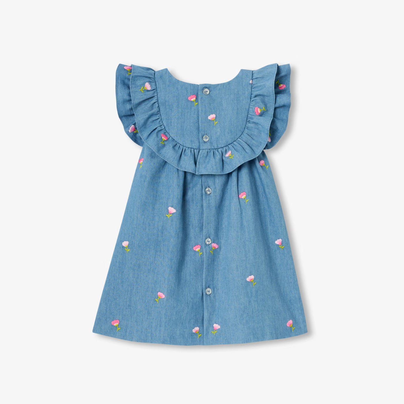 Baby girl chambray dress - chambray