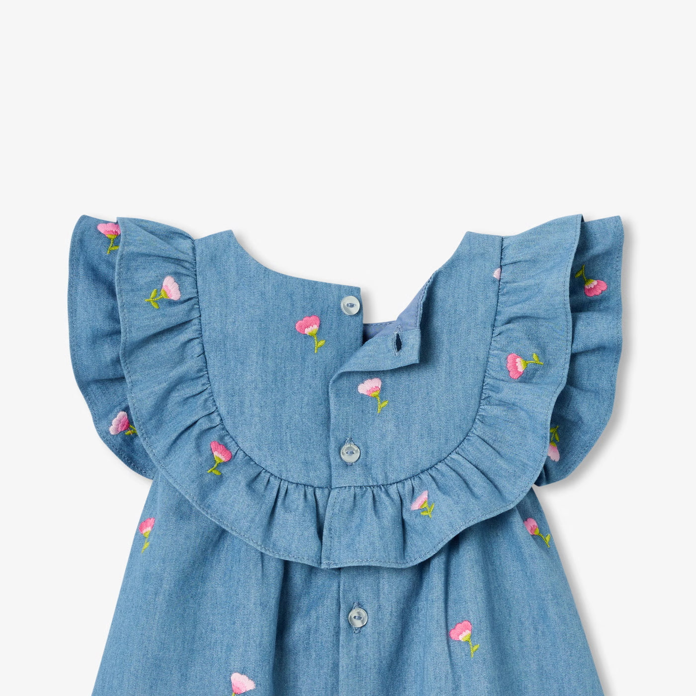 Baby girl chambray dress - chambray