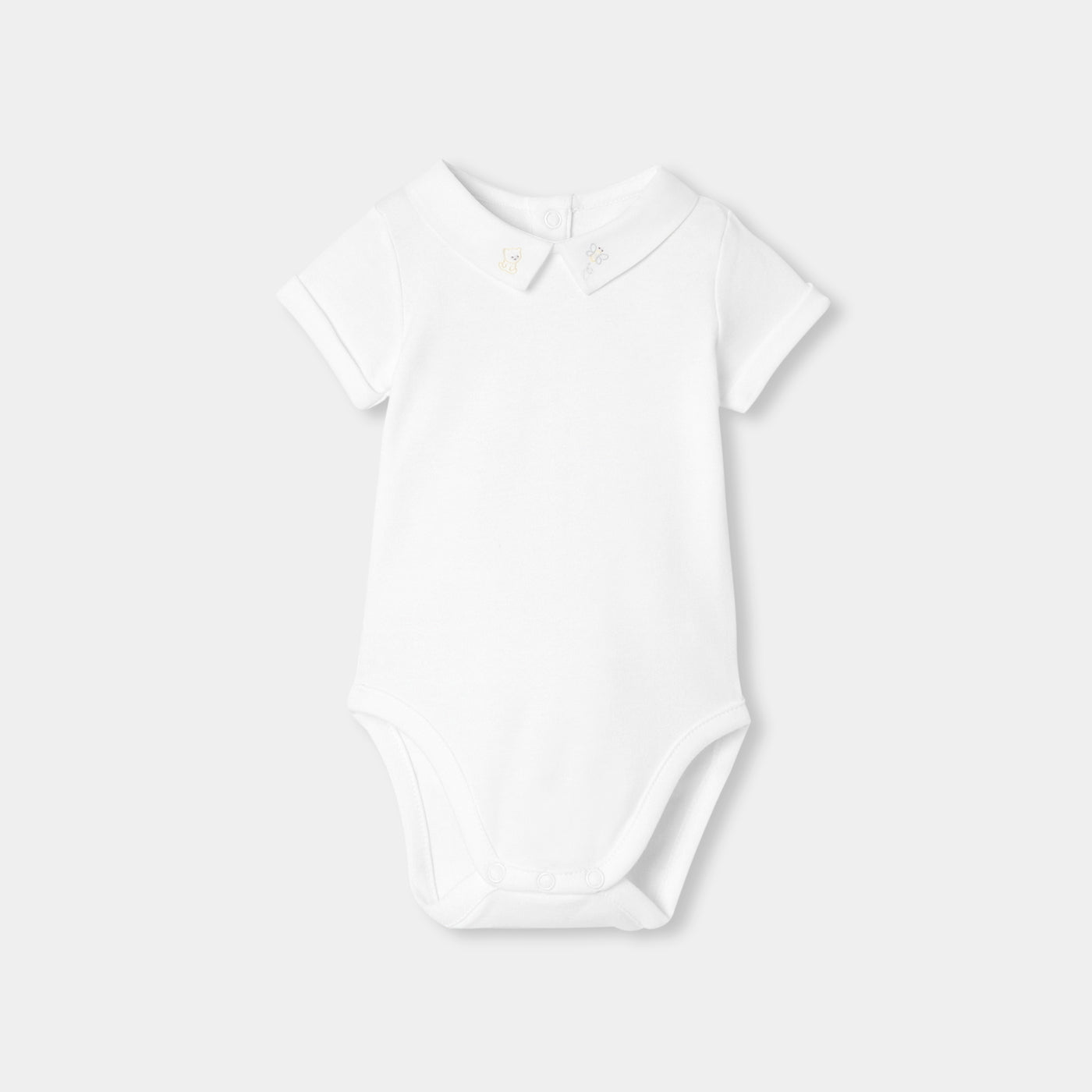 Baby boy short-sleeved bodysuit - blanc jacadi