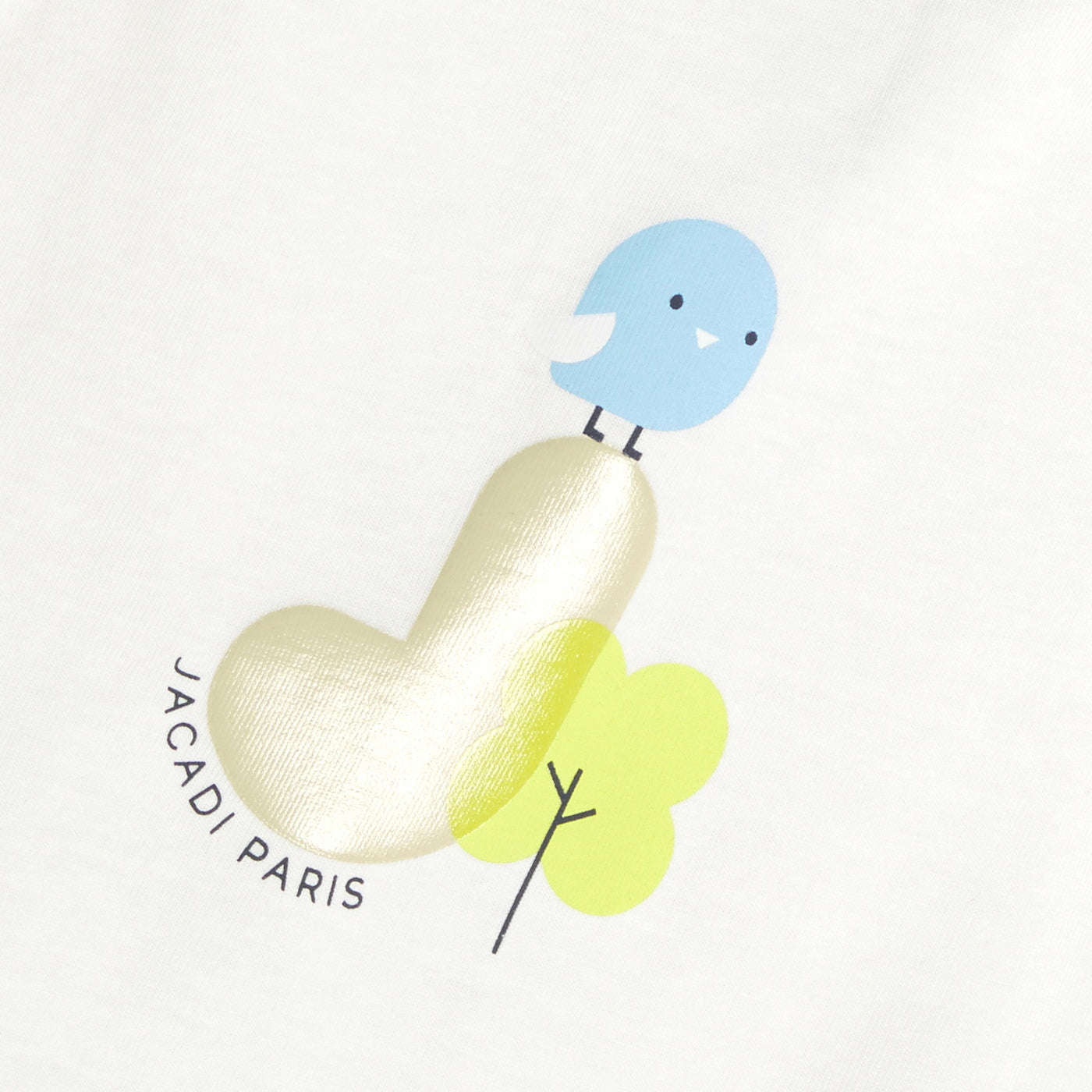 Baby boy organic cotton T-shirt - blanc doux jacadi