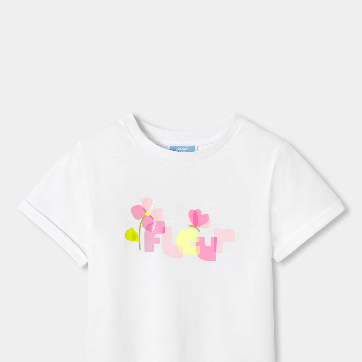 Girl cotton jersey T-shirt - blanc jacadi