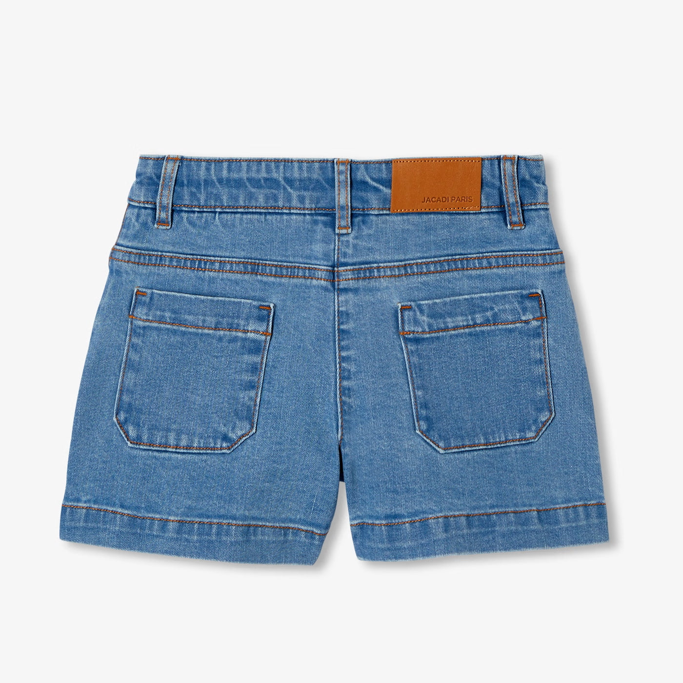 Girl light denim shorts - denim clair