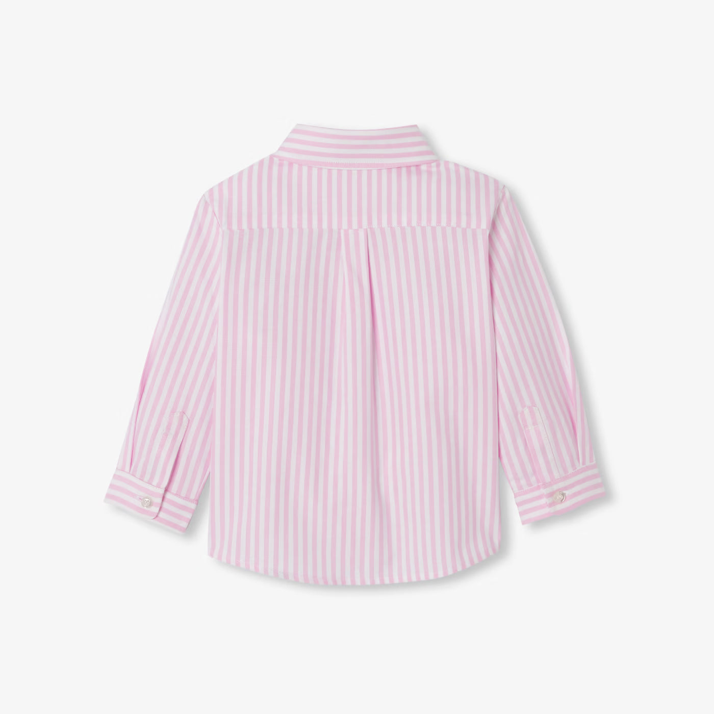 Baby boy striped Oxford shirt - blanc/rose