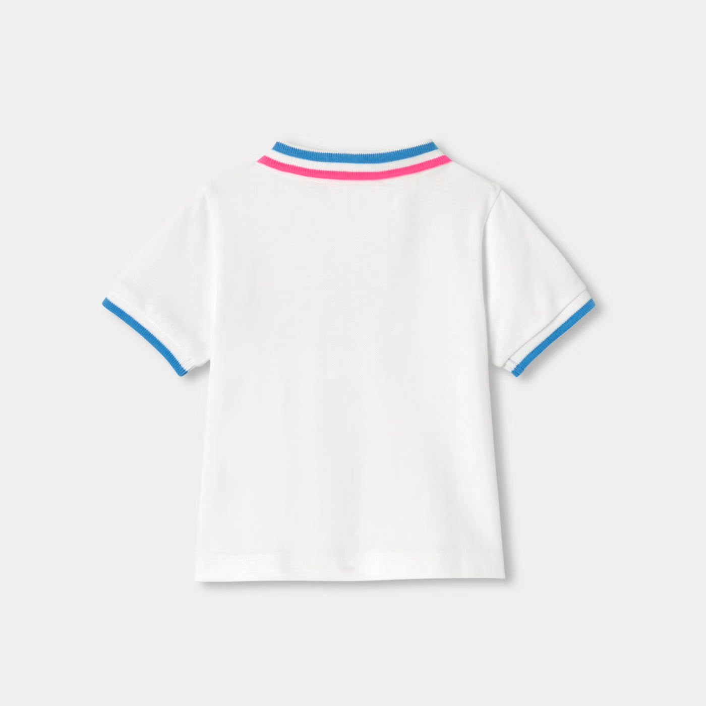 Baby boy short-sleeved polo shirt in cotton piqué - blanc jacadi