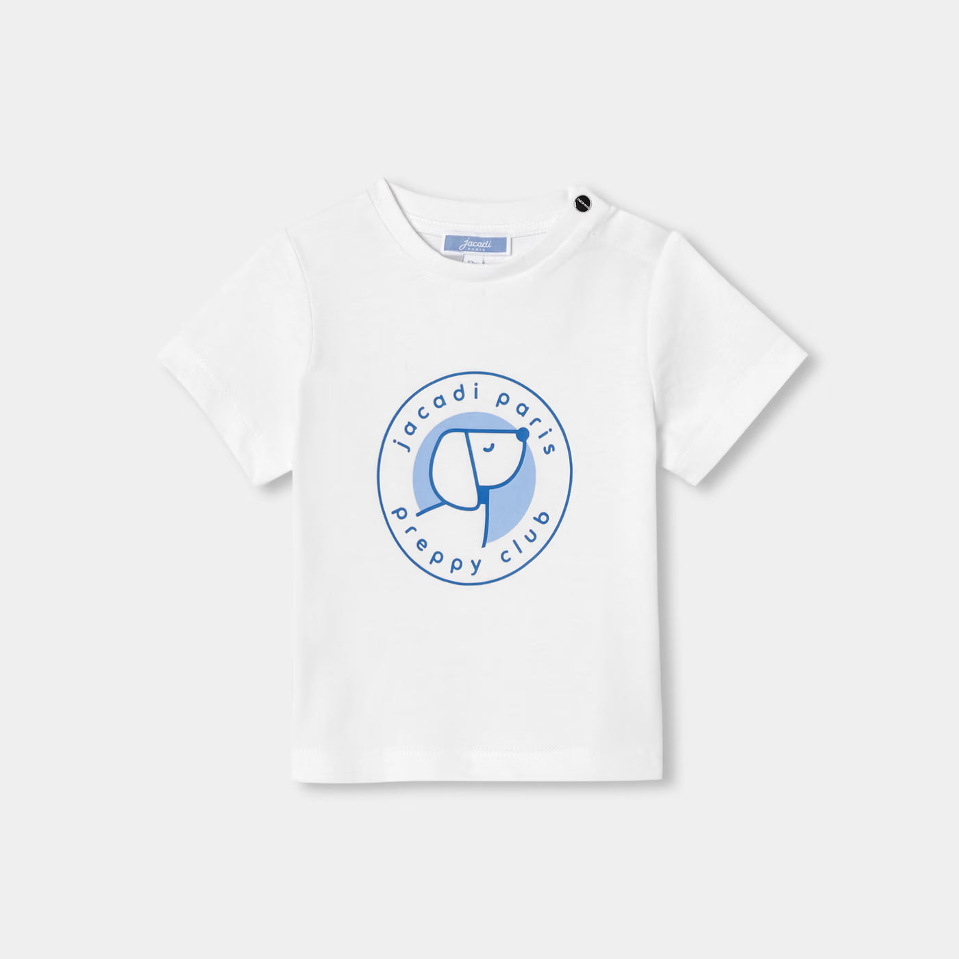 Baby boy organic cotton T-shirt - blanc jacadi