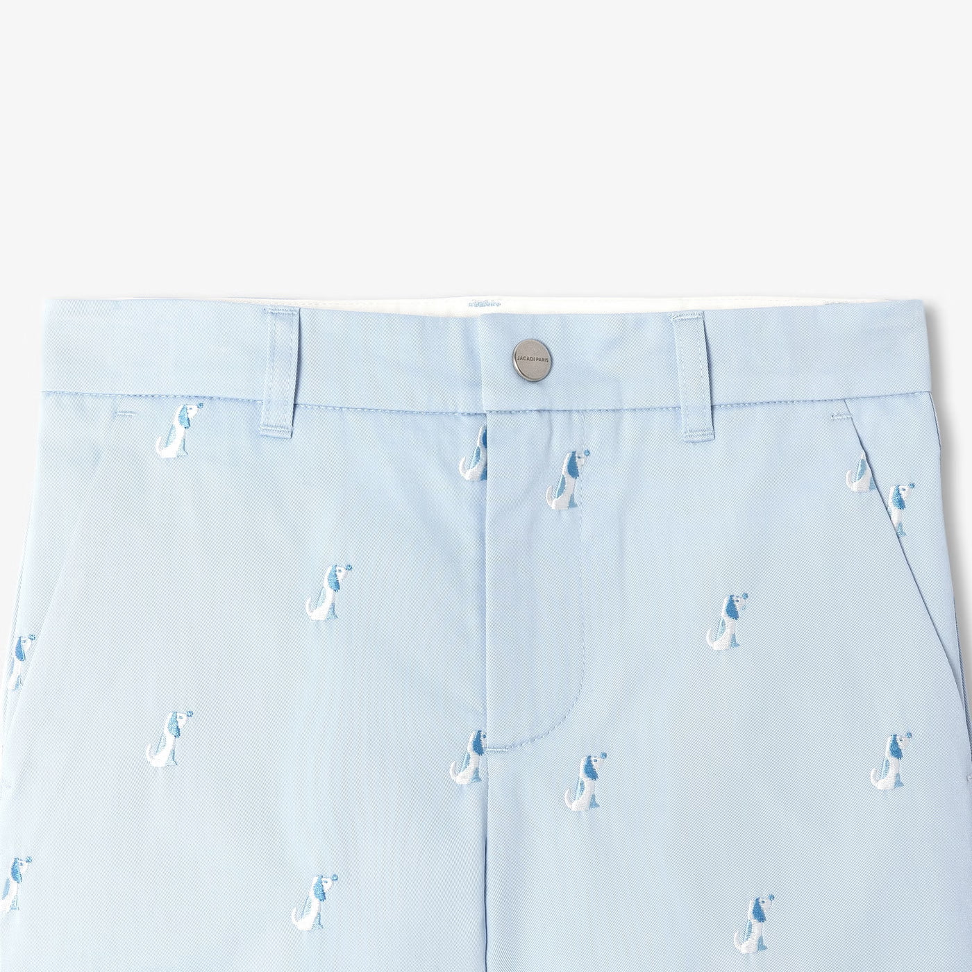 Boy cotton twill Bermuda shorts - baltique