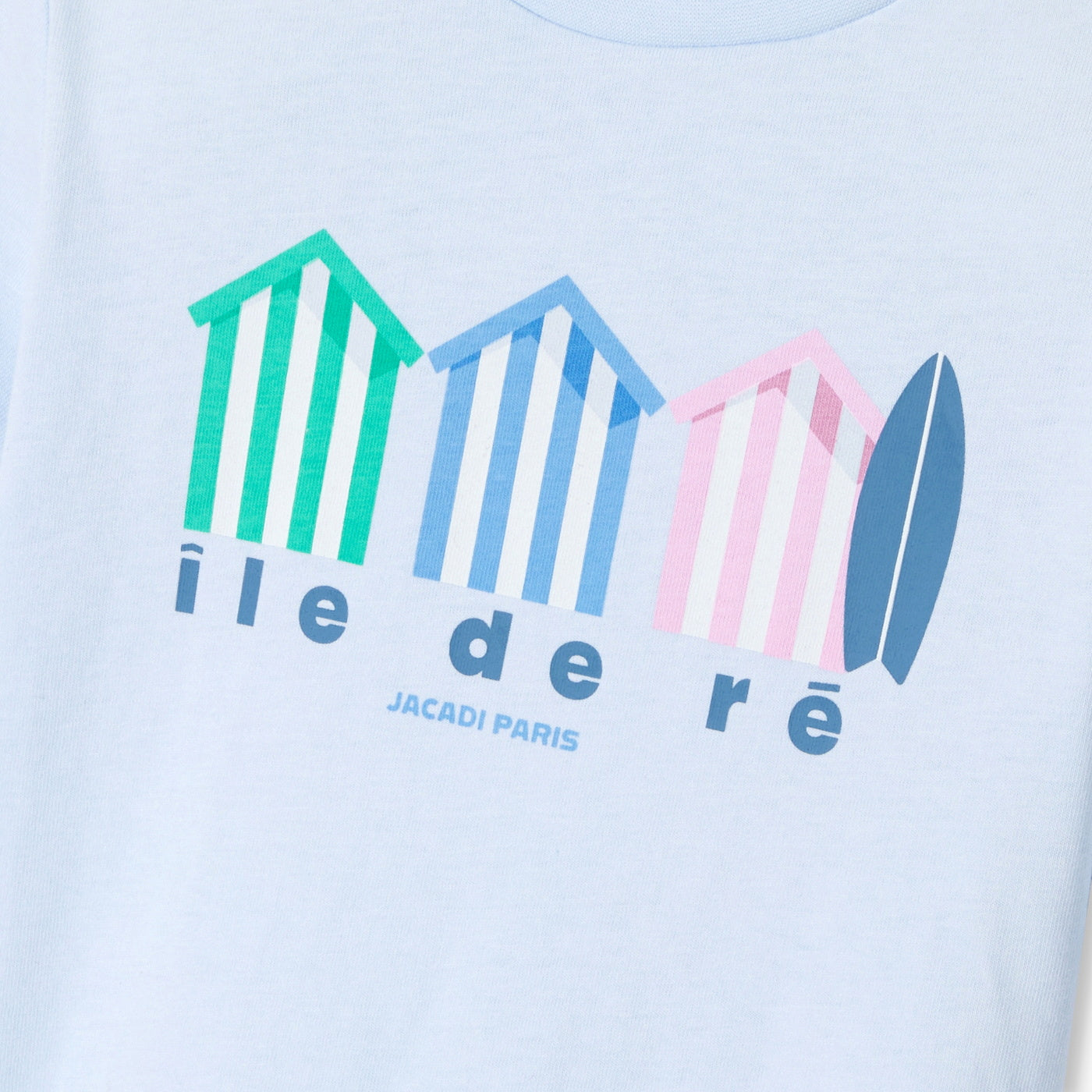Child cotton T-shirt - bleu glacier