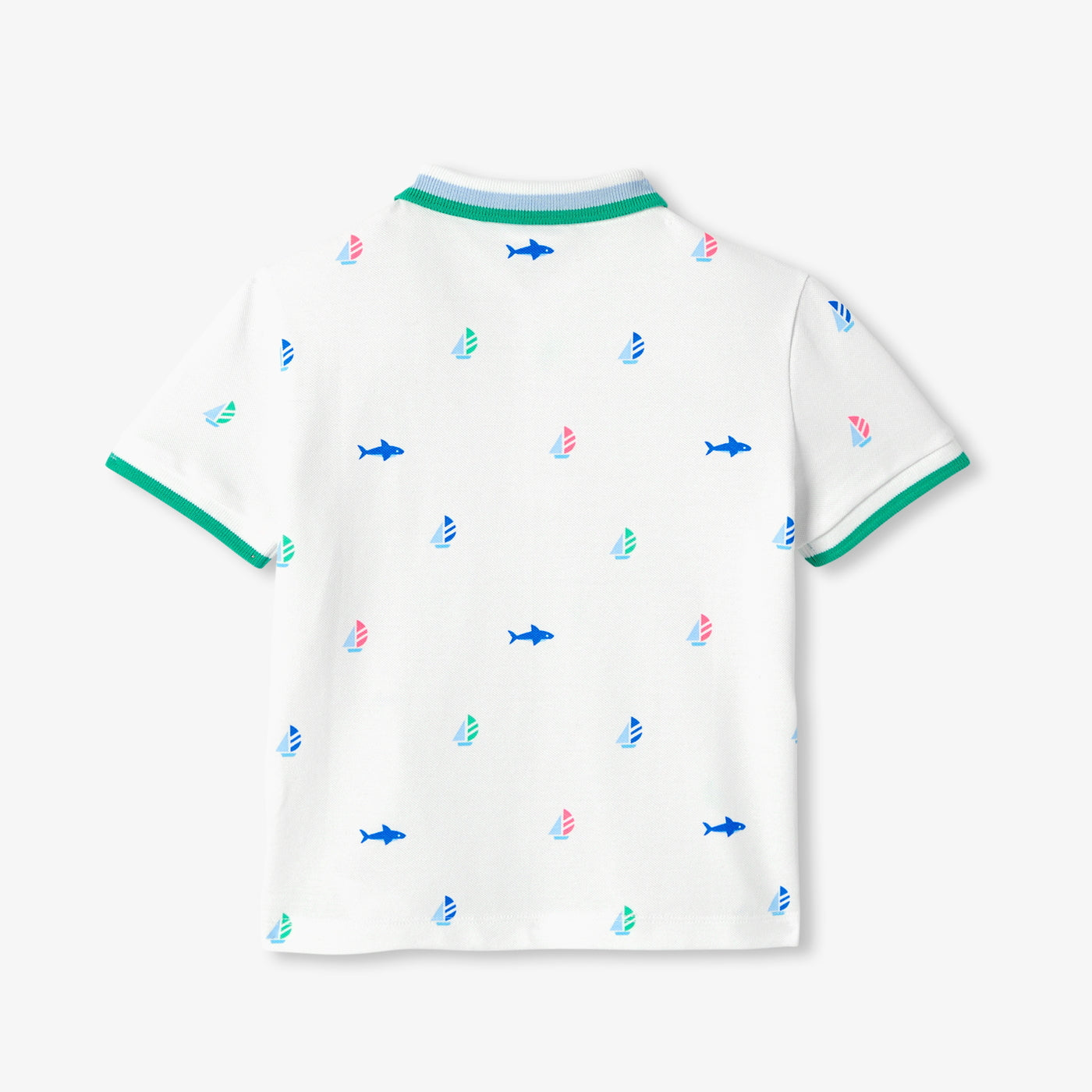 Boy cotton piqué polo shirt - blanc jacadi