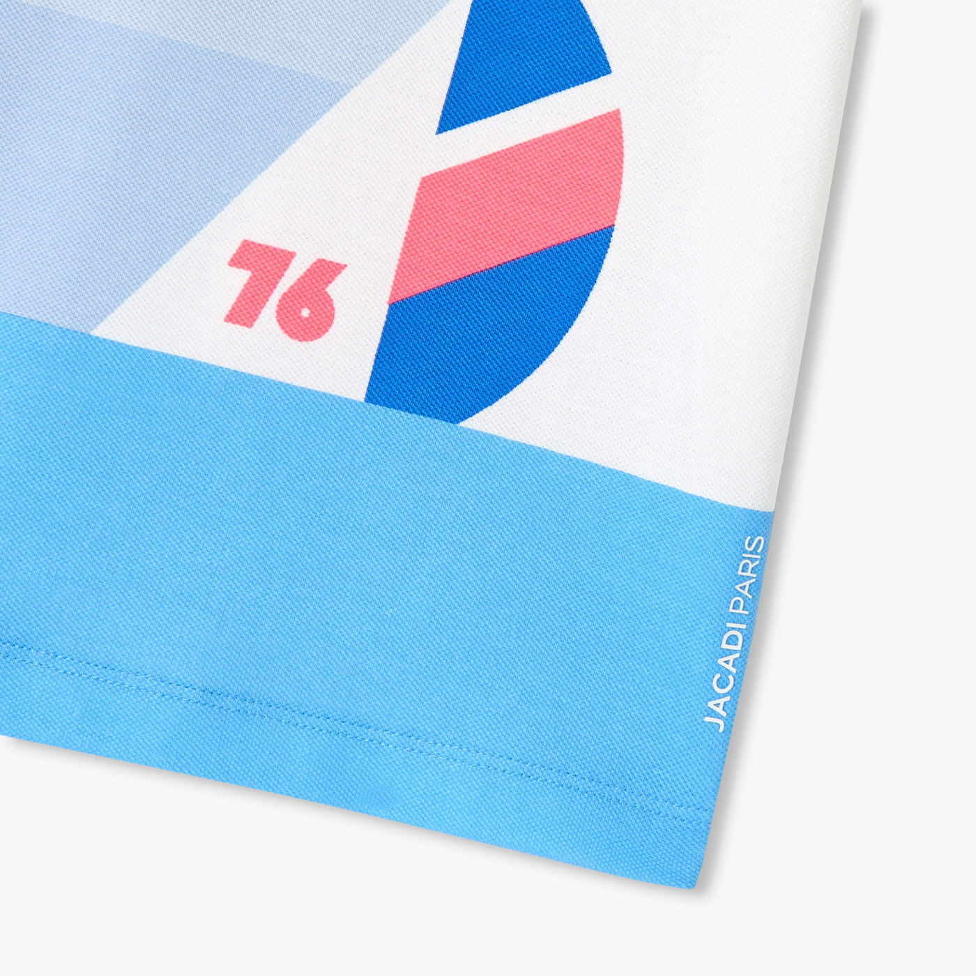 Boy cotton piqué polo shirt - blanc/multico