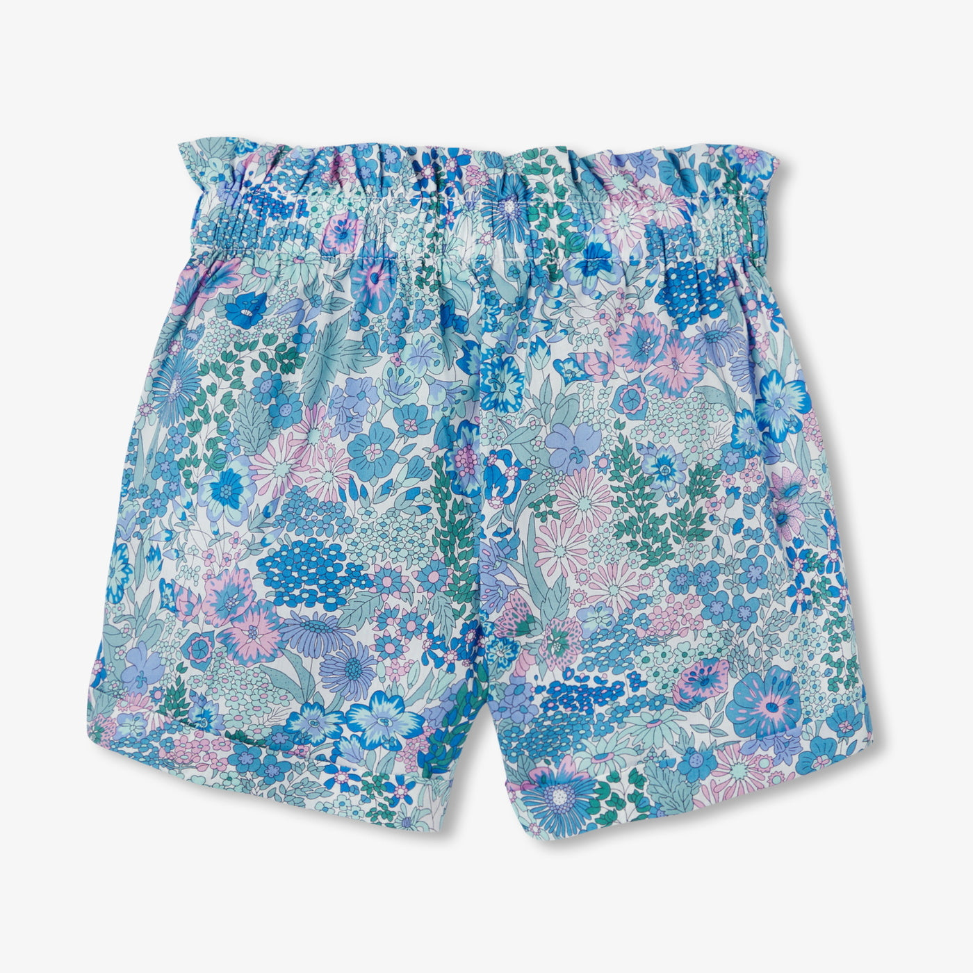 Girl shorts in Liberty fabric - bleu/multico