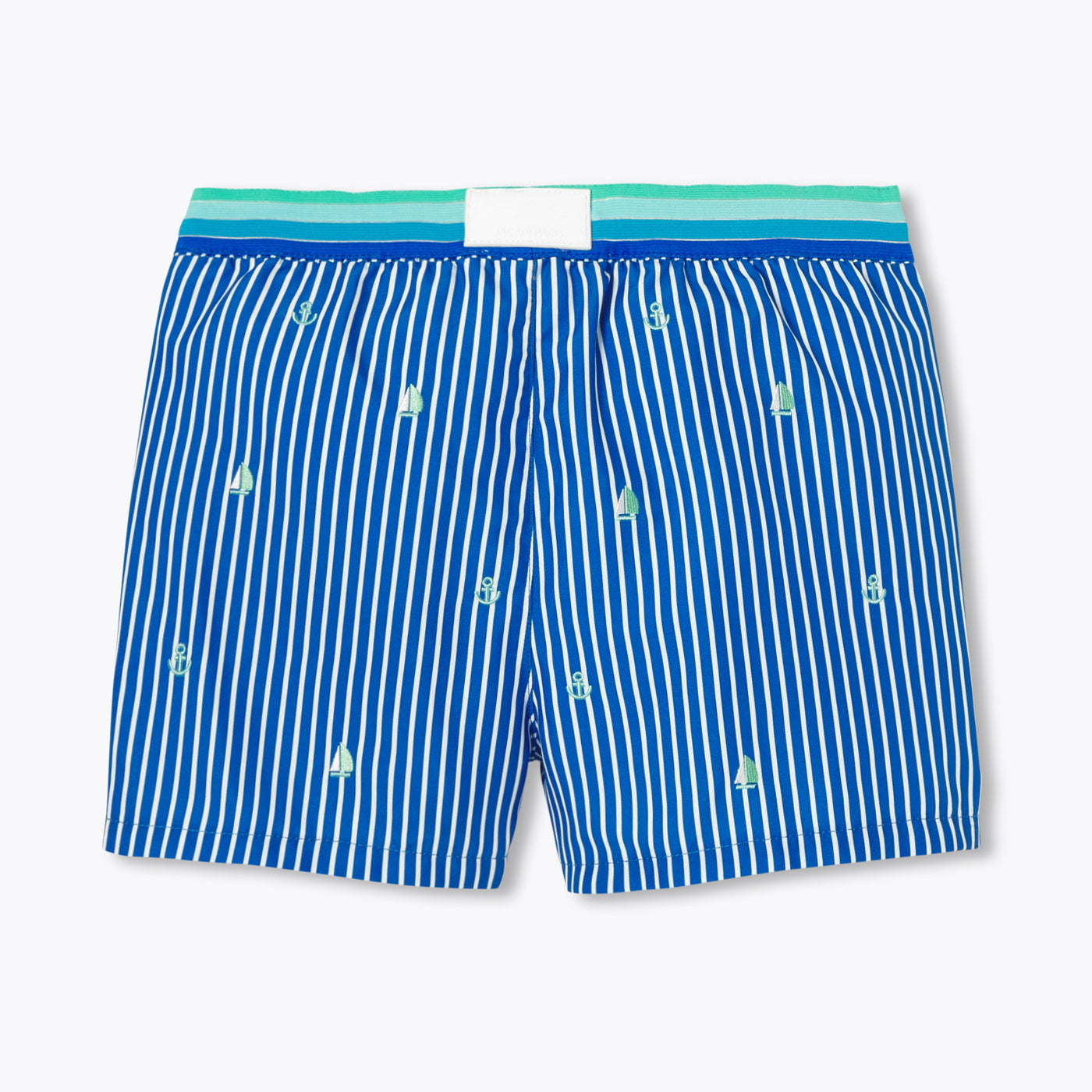 Boy striped swim shorts - multico