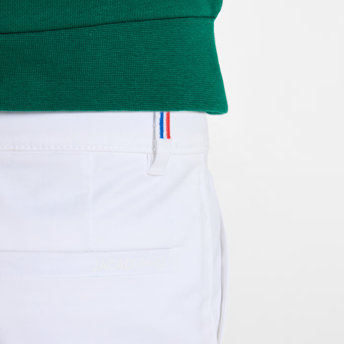 Boy cotton twill Bermuda shorts - blanc jacadi