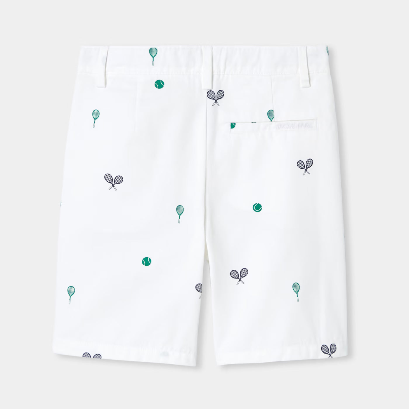 Boy printed twill Bermuda shorts - blanc jacadi