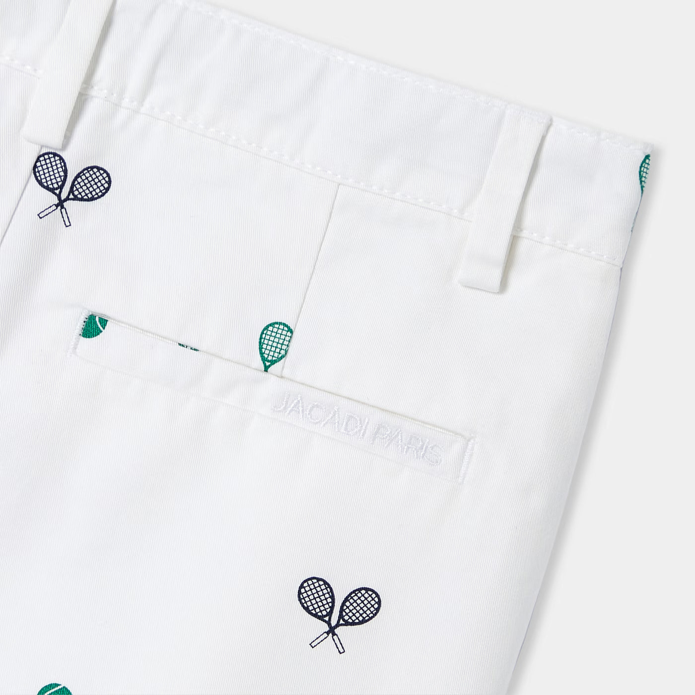 Boy printed twill Bermuda shorts - blanc jacadi