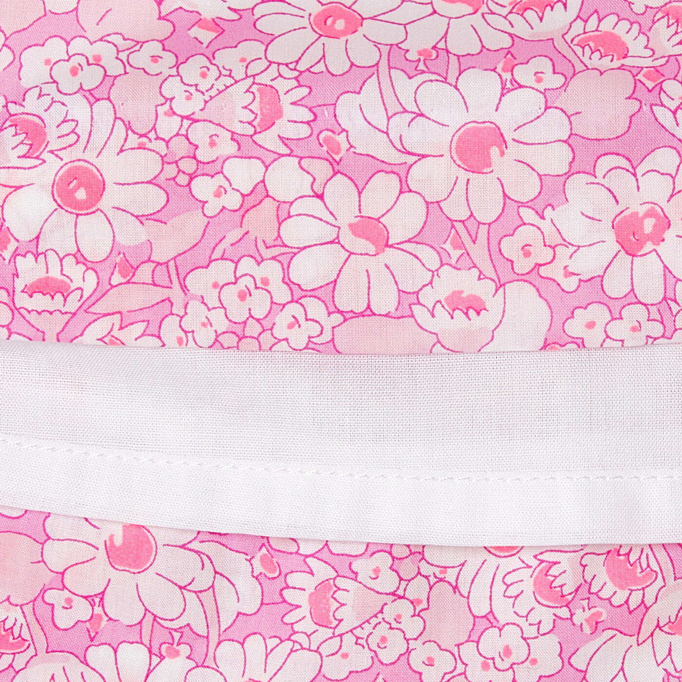 Baby girl Liberty fabric ceremony dress - rose/multico