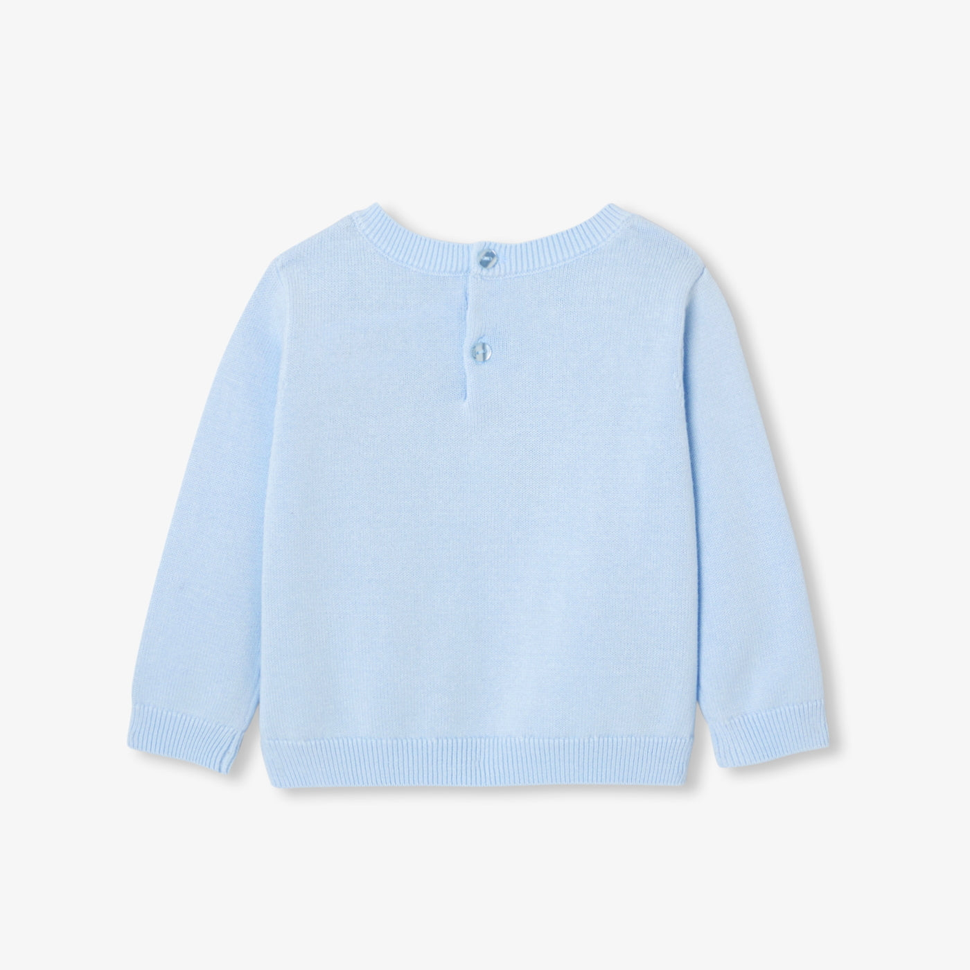 Baby girl cotton jumper - nuage
