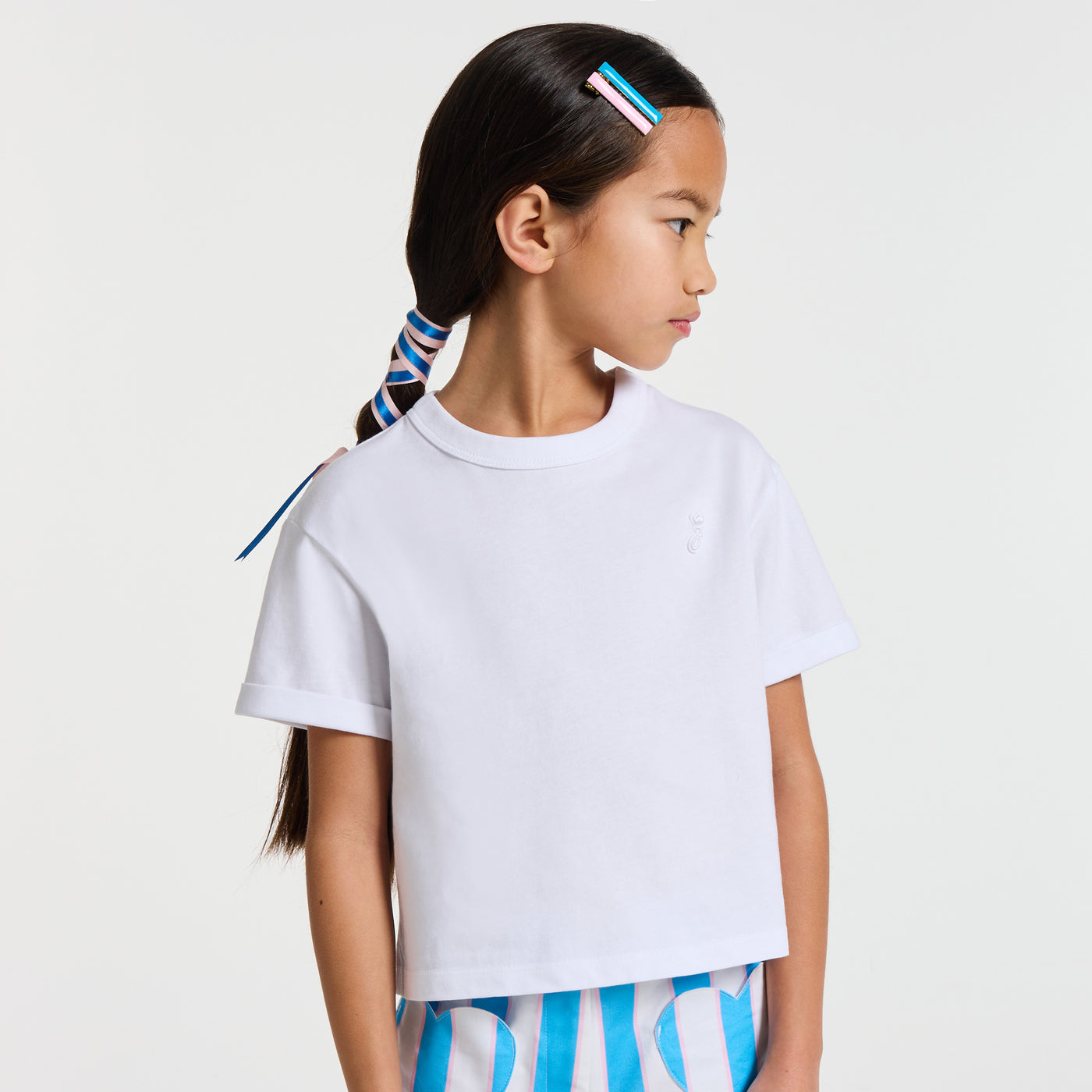 Girl boxy-fit T-shirt - blanc jacadi