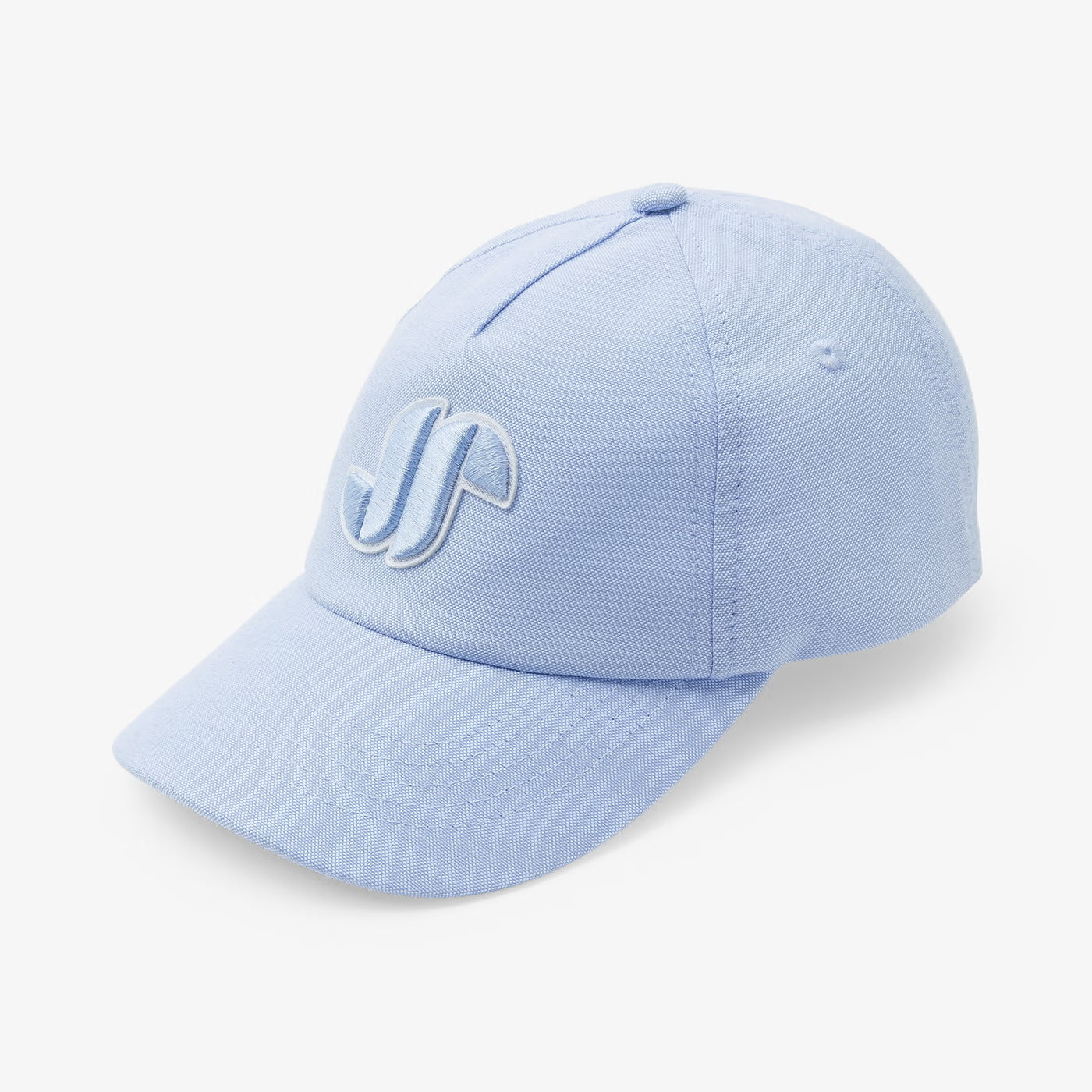 Child oxford cotton cap - bleu