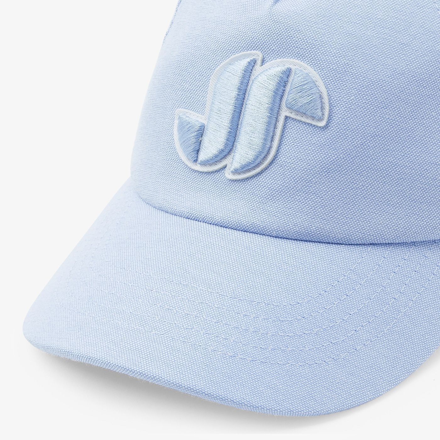 Child oxford cotton cap - bleu