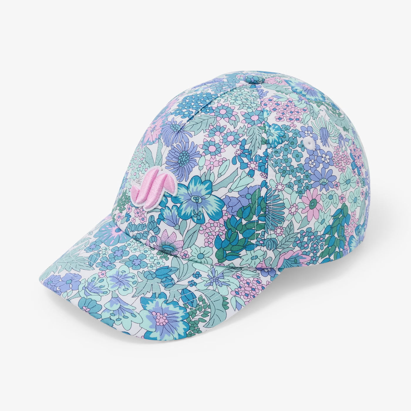 Girl Liberty fabric cap - bleu/multico