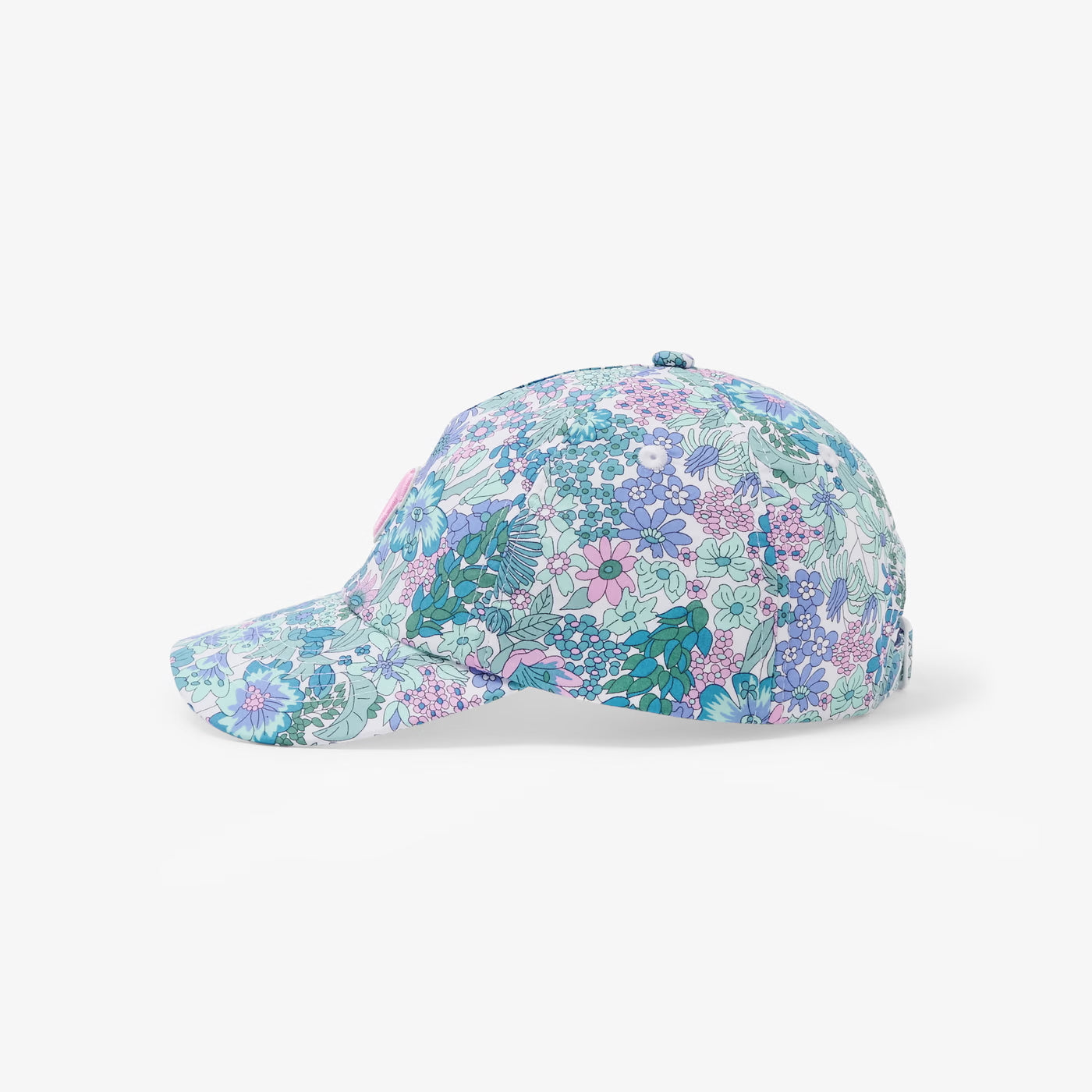 Girl Liberty fabric cap - bleu/multico