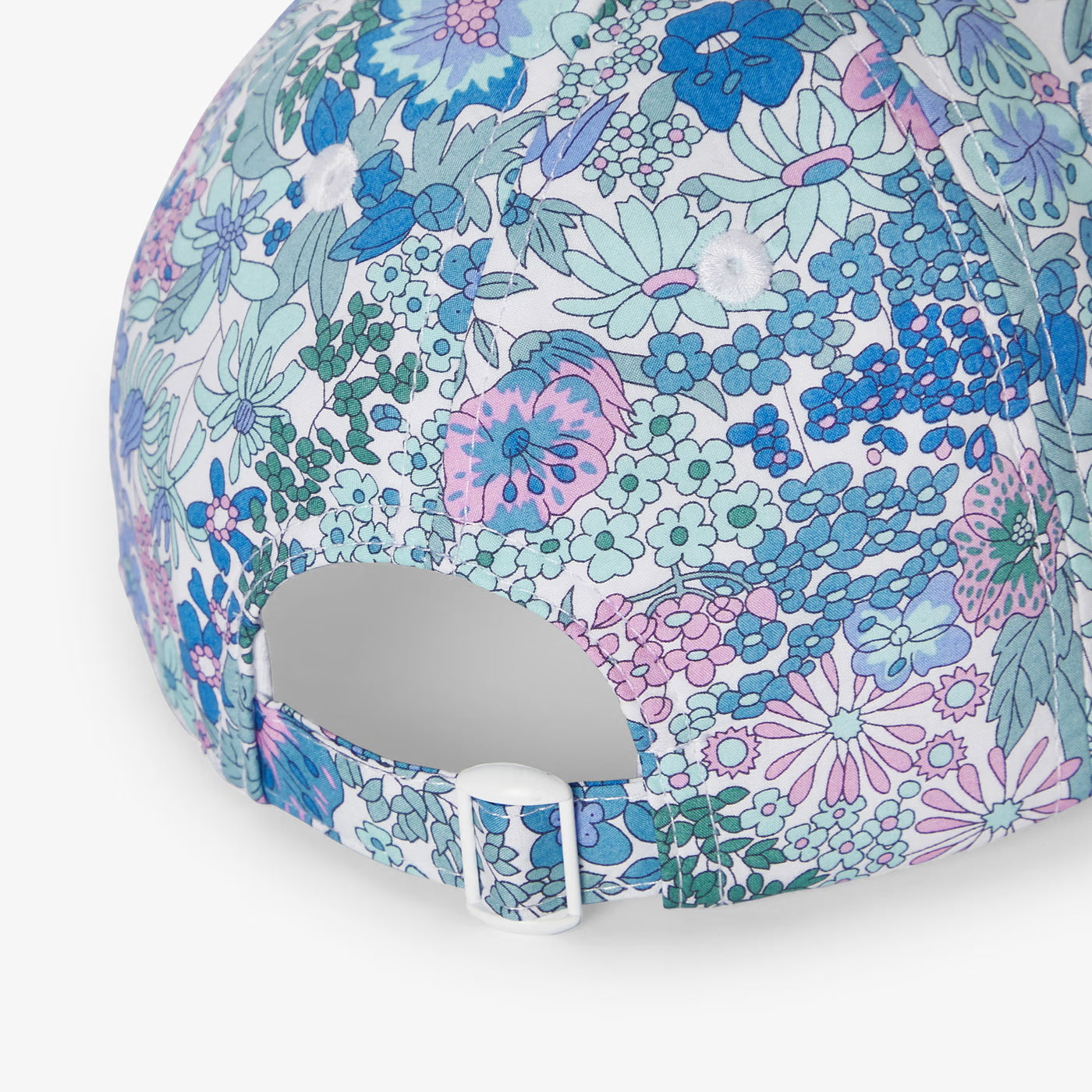 Girl Liberty fabric cap - bleu/multico