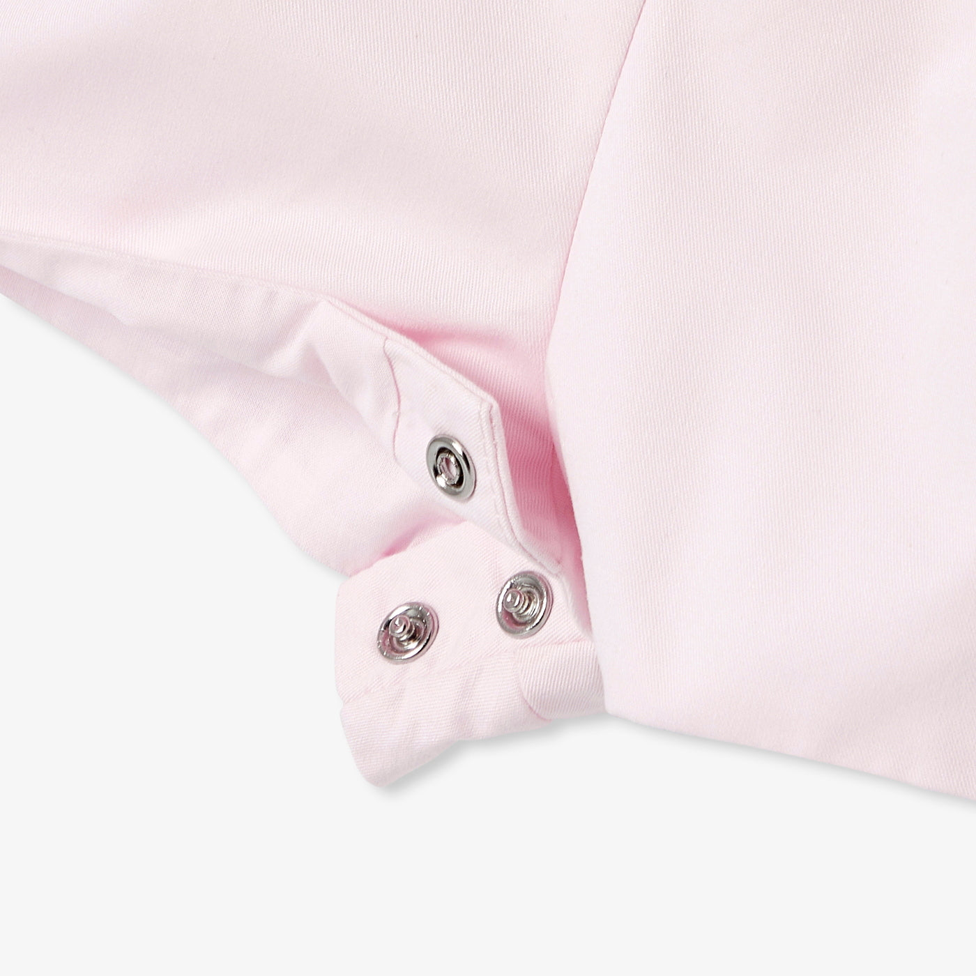 Baby girl cotton twill dungarees - rose poudre jacadi