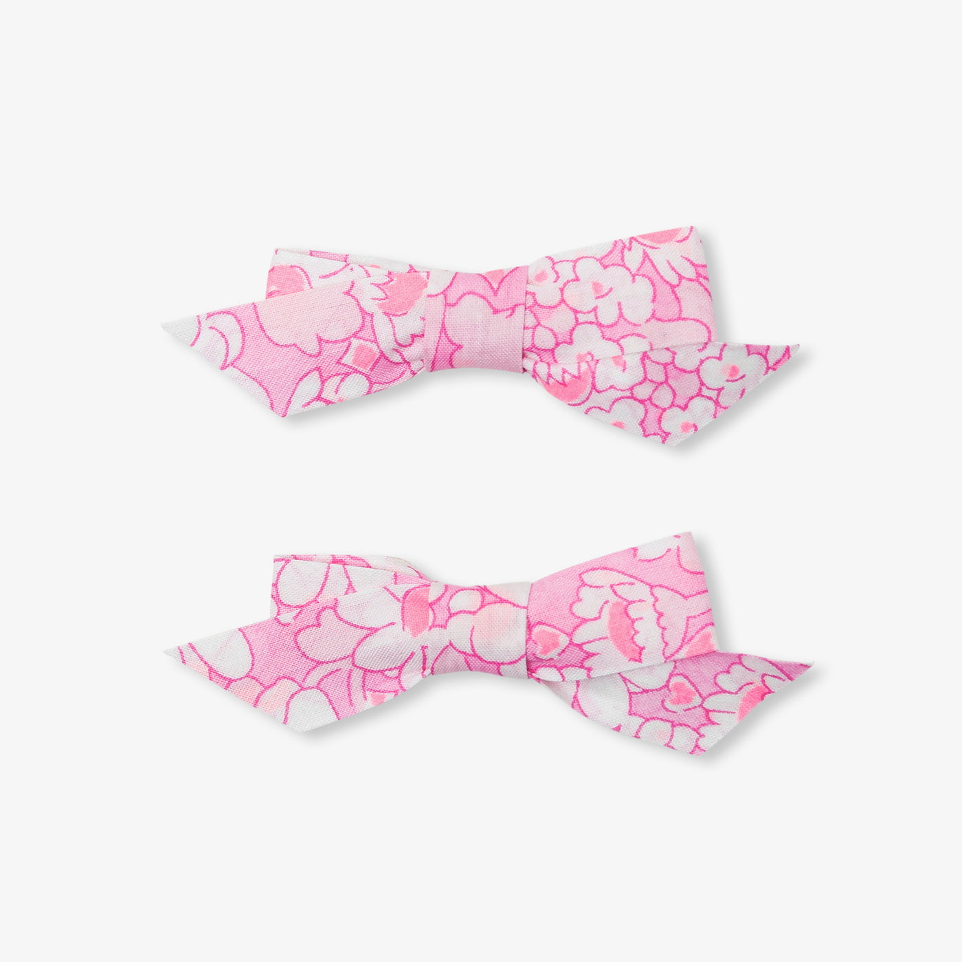 Baby girl crocodile clip set - rose/multico