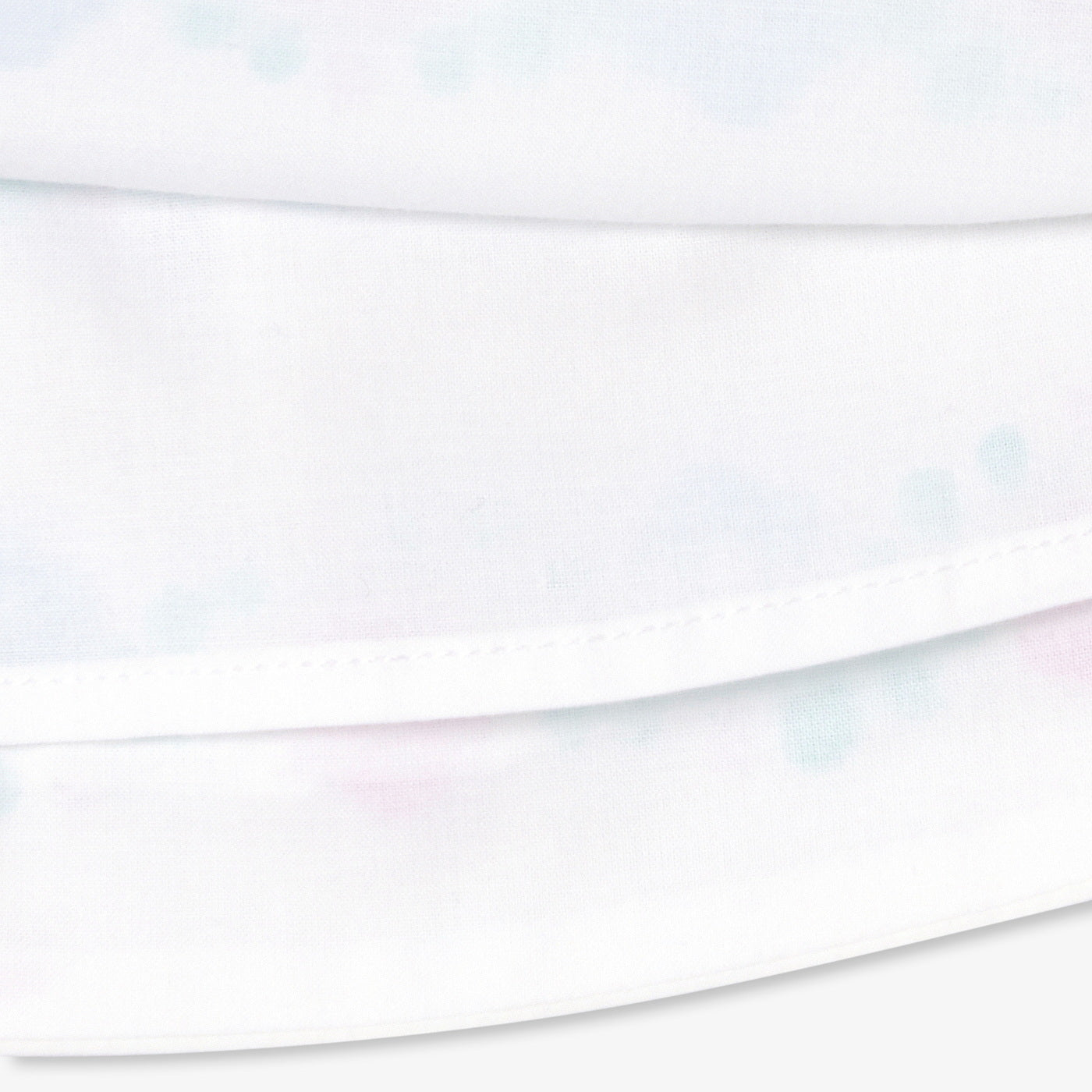 Baby girl dress in poplin - blanc/multico