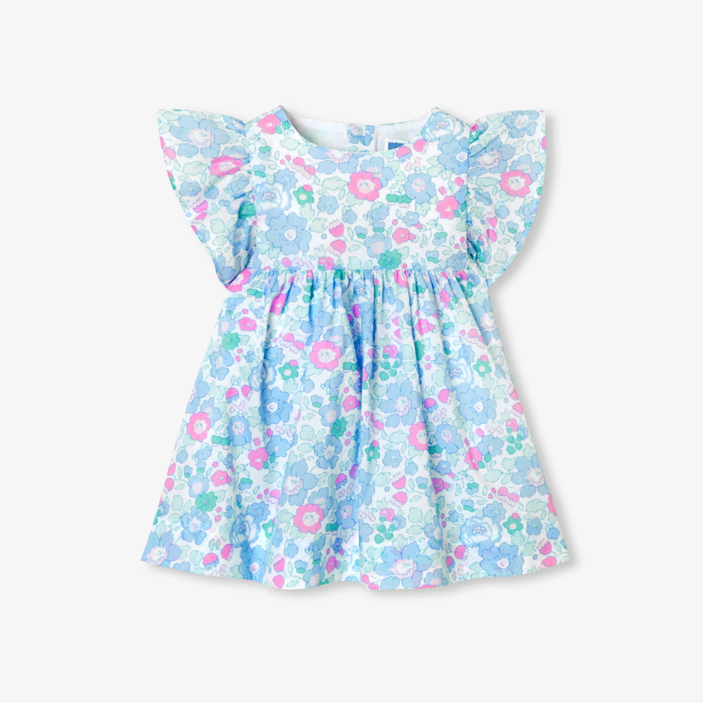 Baby girl dress in Liberty fabric - multico