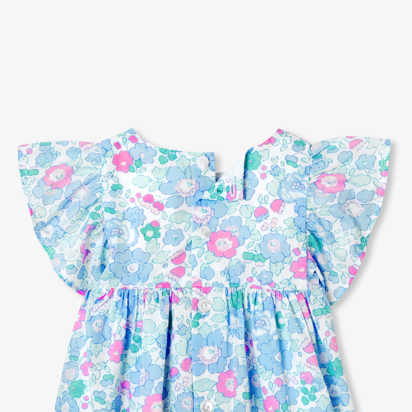 Baby girl dress in Liberty fabric - multico
