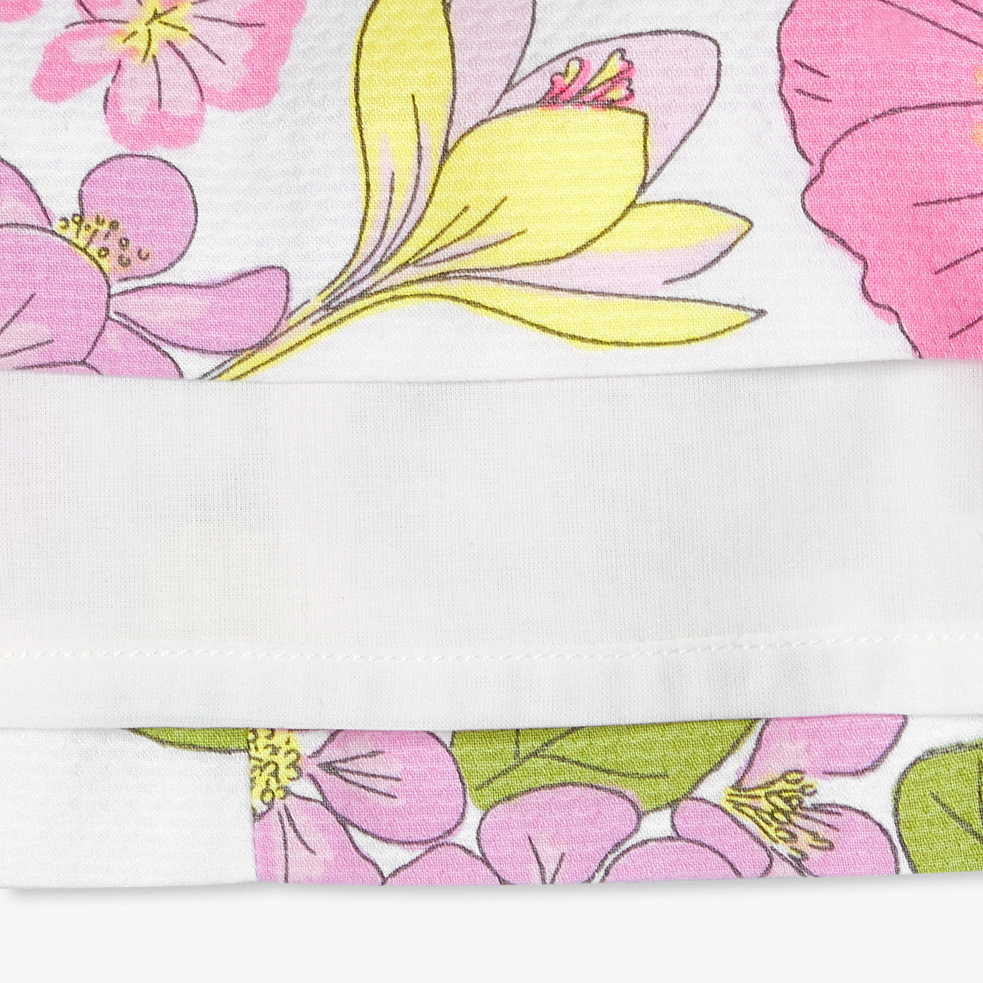 Girl A-line ceremony dress - blanc/multico